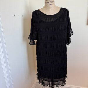French Dress in Black With A Lining Size XS